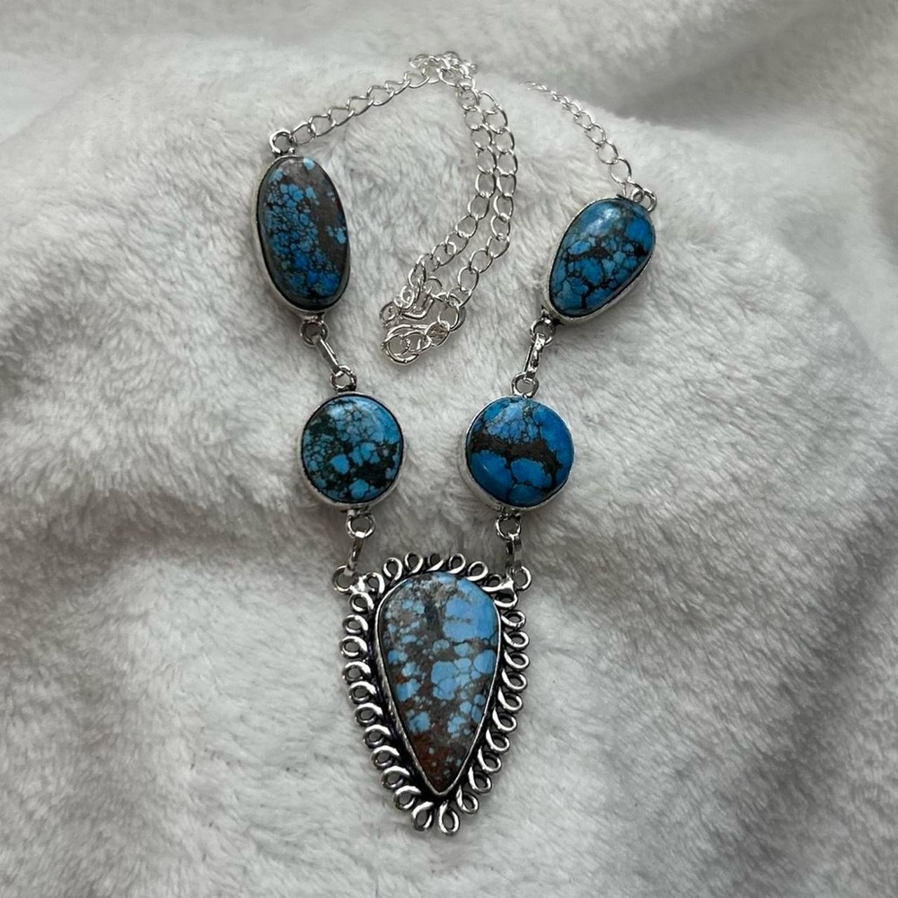 Turquoise and Silver Necklace